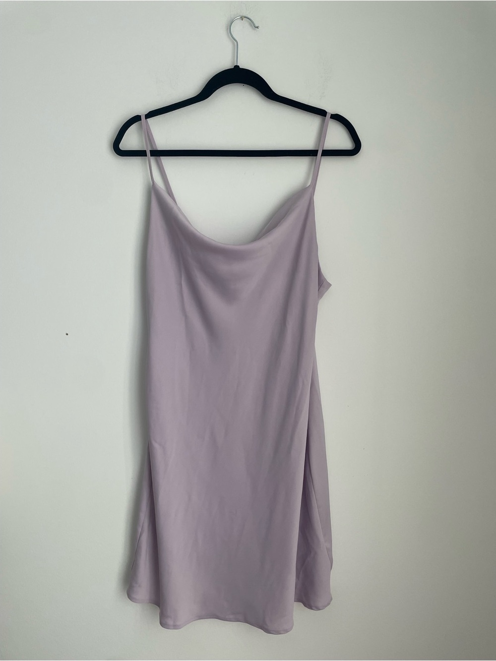 Urban Outfitters Lilac Slip Dress - Spaghetti Strap Cowl Neck